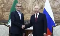 پوتین به پزشکیان: سلام من را به آیت‌الله خامنه‌ای برسانید