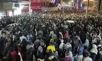 عزاداری و اعتراض شبانه در آبادان