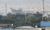 تصویر جدید از وضعیت ساختمان شیشه ای صداوسیما 