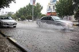 ببینید؛ بارش سیل‌آسای باران در شوش خوزستان