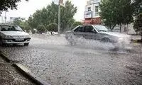 ببینید؛ بارش سیل‌آسای باران در شوش خوزستان