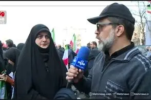 اظهارات دختر پزشکیان در مراسم تشییع شهدا