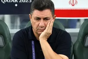 چهره ناراحت قلعه‌نویی سوژه عکاسان شد
