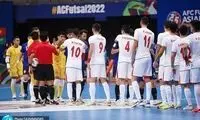  برد پرگل فوتسالیست‌های ایران در قهرمانی آسیا