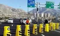 جاده چالوس به دلیل تردد احشام بسته است