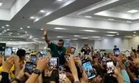 استقبال باشکوه از هادی چوپان در شهر زادگاهش