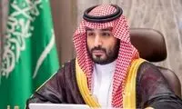 بن‌سلمان با جلیقه ضدگلوله در مدینه منوره