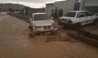 تصاویری از وقوع سیل در کوهبنان - کرمان