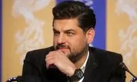 قابی از سام درخشانی و بازیگر زن روسی در یک مراسم 