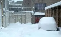 ارتفاع برف در این نقطه از ایران به نیم متر رسید!