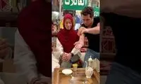 شعبده بازی این مرد در عربستان شبکه های اجتماعی را تسخیر کرد 