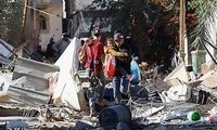 واکنش کودک فلسطینی به خبر آتش‌بس