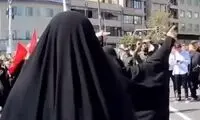 رژه جانفدایان در حضور پزشکیان خبرساز شد