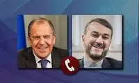 مکالمه تلفنی وزیران امور خارجه ایران و روسیه