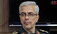 سنگ مزار ساده و مشترک سردار باقری با همسر و دخترش