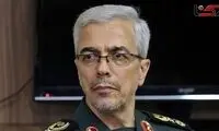 سنگ مزار ساده و مشترک سردار باقری با همسر و دخترش