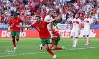 صعود رونالدو و یارانش در شب خودزنی تیم ترکیه‌