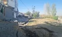 تصاویر وحشتناک از رانش زمین در کرج