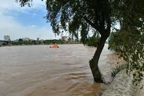 باران سیل‌آسا، پارک‌های دزفول را زیر آب برد!