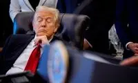 چُرت زدن ترامپ در مراسم خاکسپاری گراهام!