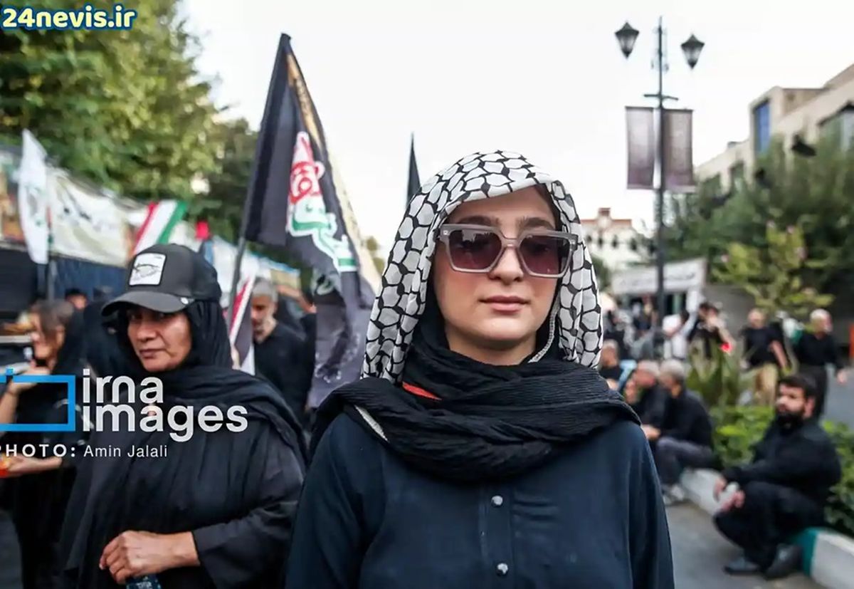 نذر واکس در تجمع اربعینِ تهران جلب توجه کرد