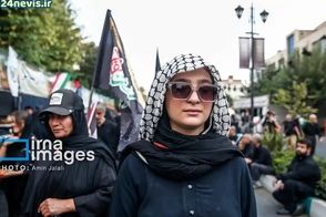 نذر واکس در تجمع اربعینِ تهران جلب توجه کرد