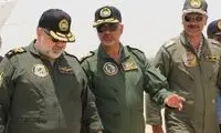 عکس فرمانده نیروی هوایی در مرز توجه‌برانگیز شد