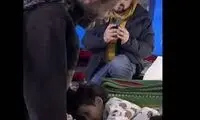 لحظه جالب ملاقات یک پدر با فرزندش پربازدید شد 