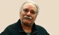 بی‌قراری نوه و دختر محمد کاسبی در مراسم خاکسپاری