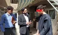 تصاویری از بازسازی صحنه قتل عجیب زن جوان