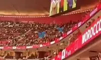 جو دیدنی ورزشگاه البیت در دیدار مراکش و فرانسه