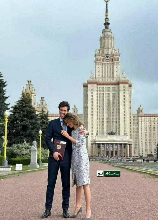 تصاویری از همسر و فرزند بشار اسد در روسیه 