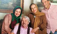 عکسی نوستالژیک از کودکی لیلی رشیدی در کنار پدرش