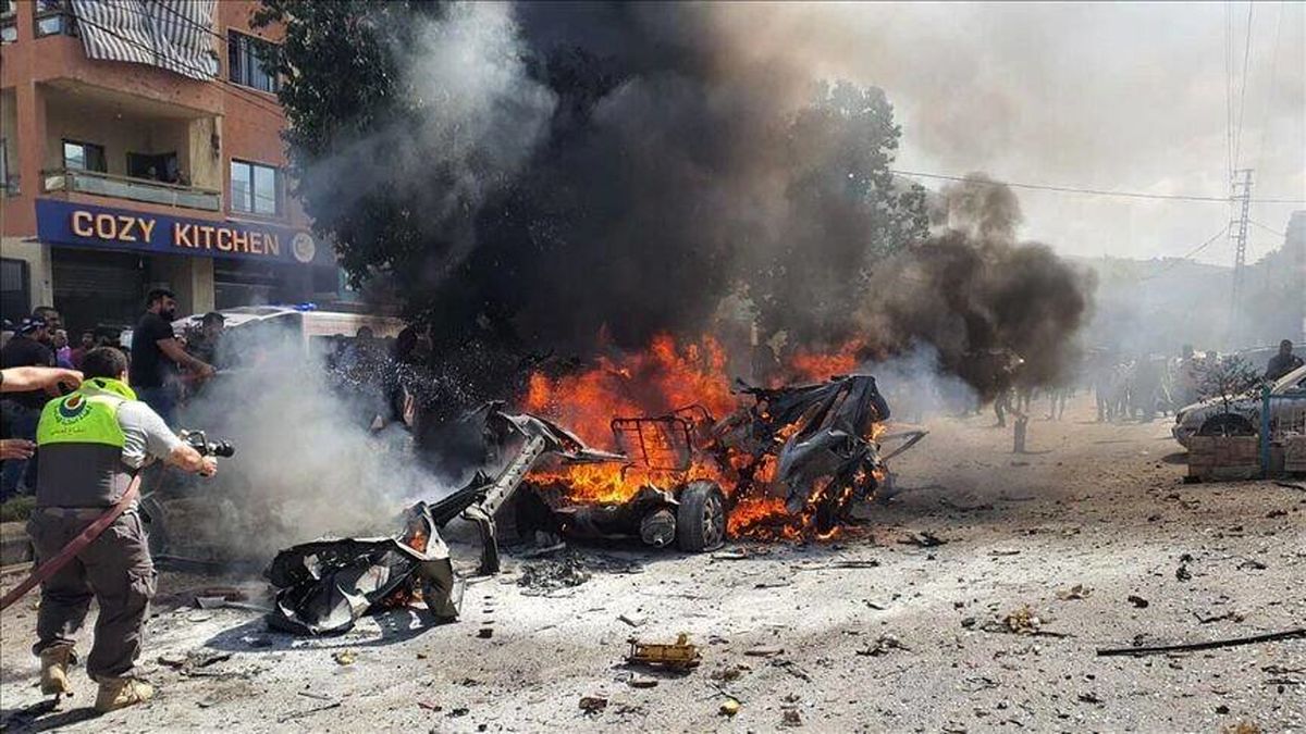 حمله پهپادی اسرائیل به یک خودرو در جنوب لبنان