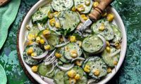 طرز تهیه سالاد تابستانی خوشمزه با سس مخصوص