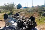 سقوط پژو 206 جان راننده زن جوان را گرفت