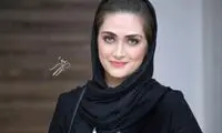 استایل جذاب الناز ملک در پشت صحنه یک تئاتر