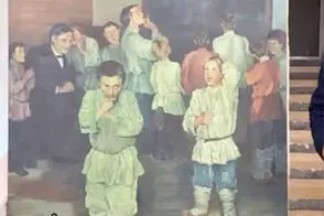 نقاشی عجیب یک بیمار روانی در تبریز خبرساز شد