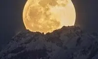 این عکس از ماه در اردبیل، واقعی است