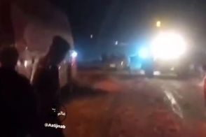 گرفتار شدن صدها خودرو در جاده سنندج به سقز