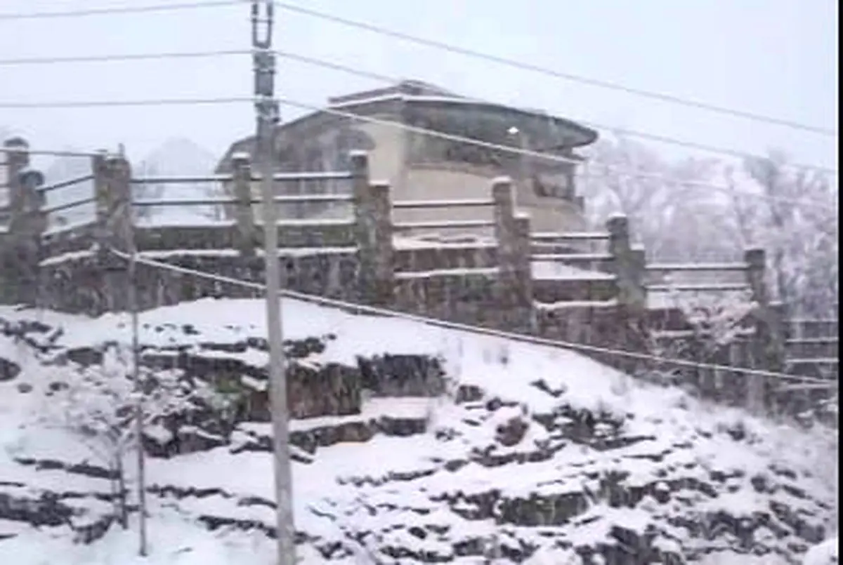 بارش شدید برف در کلیبر آذربایجان شرقی