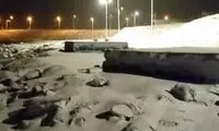 ارتفاع برف در این نقطه به 2 متر رسید