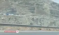 ویدئو شوکه کننده از محور منجیل-رودبار