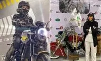تاریخ‌سازی دختر موتورسوار ایرانی بعد از 100سال
