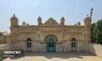 تصاویر مسجدی زیبا به سبک معماری هند در آبادان