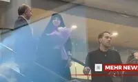 اولین تصویر از لحظه بازگشت نیلوفر شادمهری به ایران