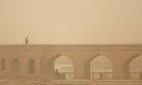 اصفهان تا این روز درگیر گردوخاک است