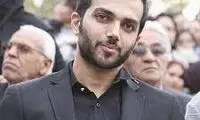 تصویری از پویان مختاری در کنار اسطوره بوکس