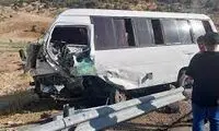 واژگونی مرگبار یک دستگاه ون حامل زائران ایرانی 