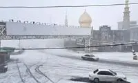 بارش نخستین برف پاییزی در دماوند